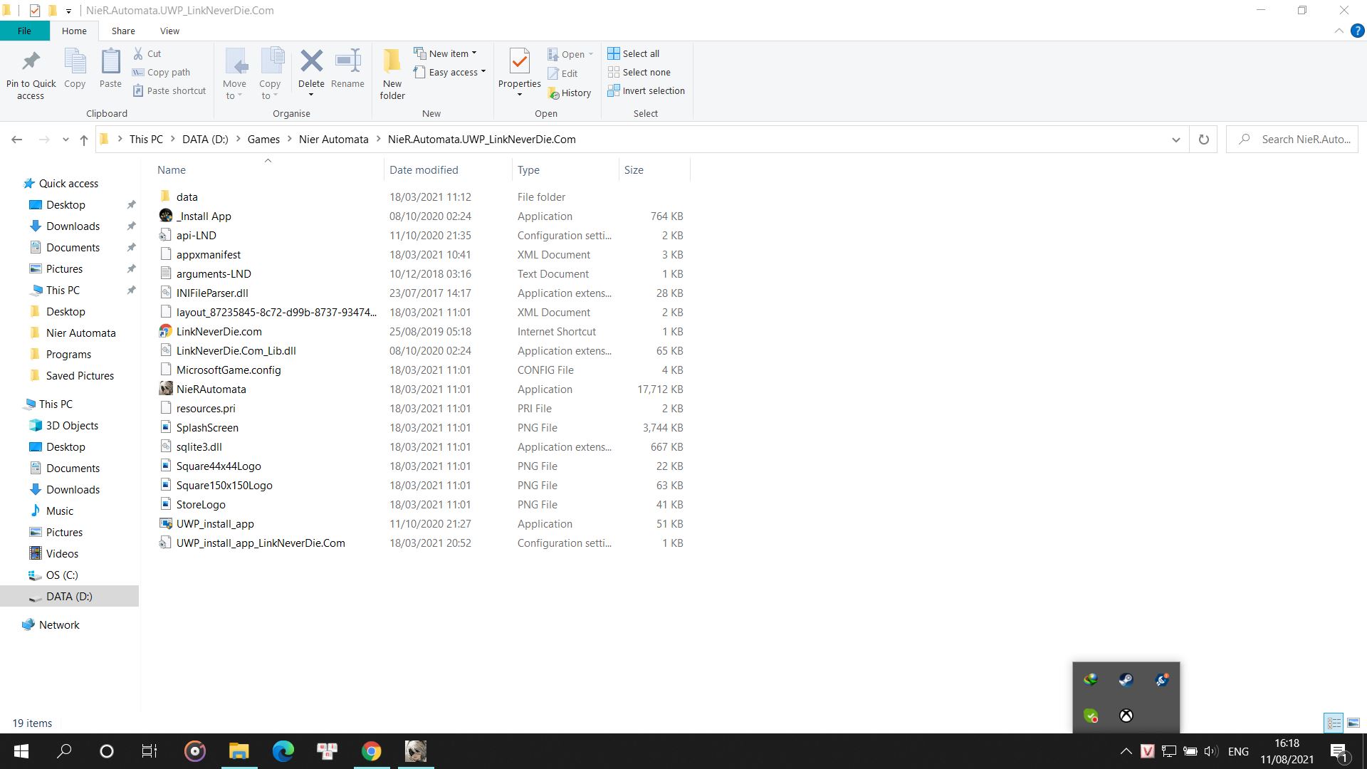 không hiểu vì sao game Nier: Automata bản UWP không chạy không hiểu vì sao game Nier: Automata bản UWP không chạy