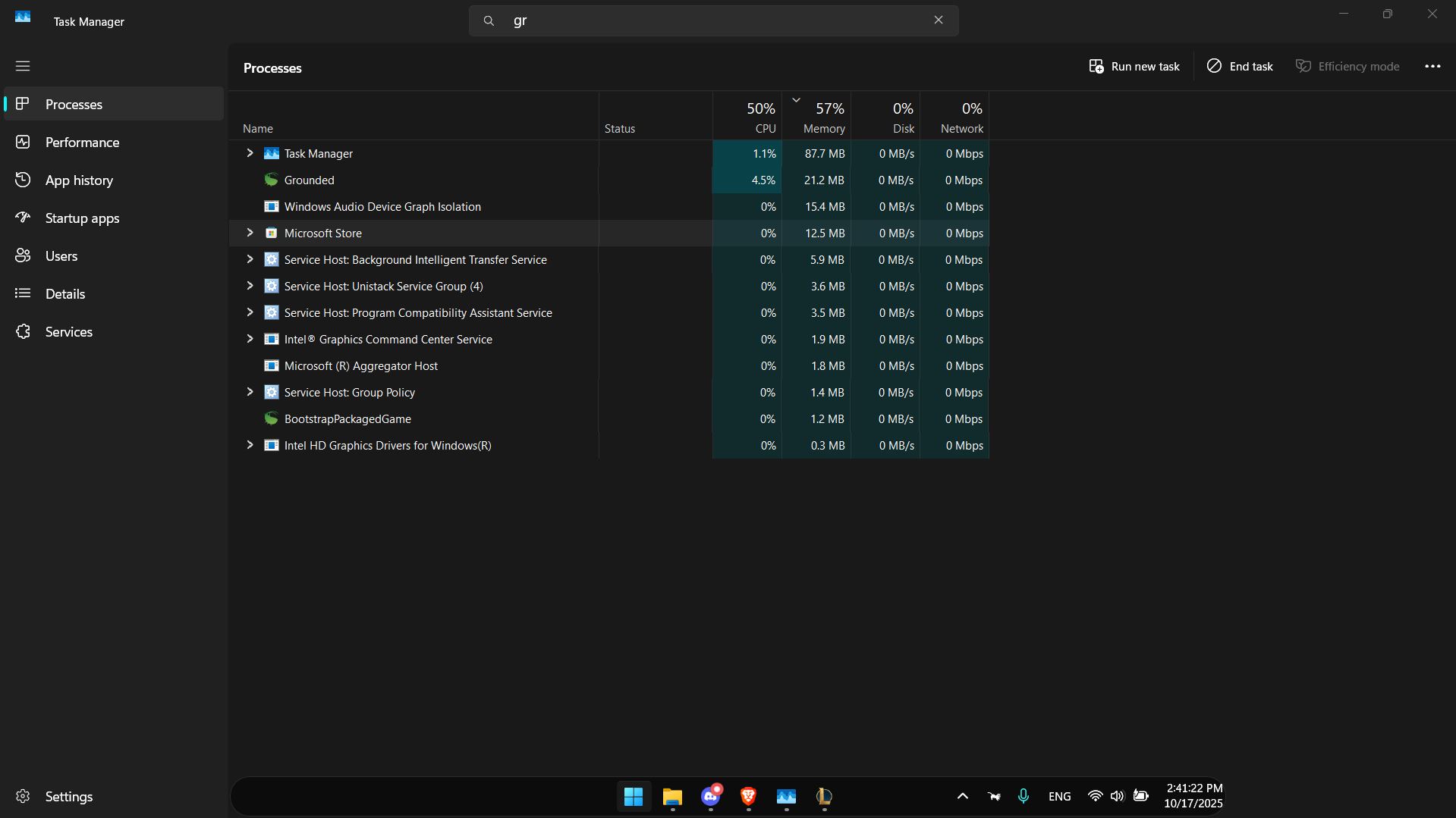 Không thấy game khi chơi bản online (Grounded)