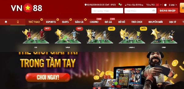 Giới Thiệu VN88 – Nền Tảng Cá Cược Tích Hợp Casino, Thể Thao Và Game Đổi Thưởng