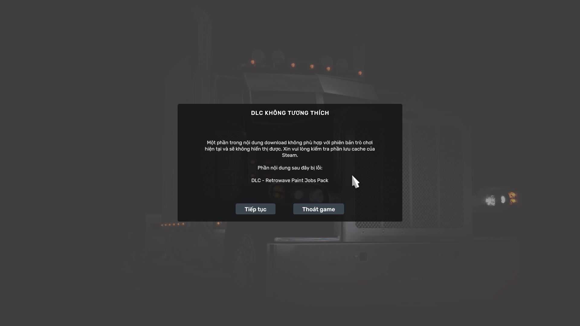 Lỗi DLC Unlocker - American Truck Simulator