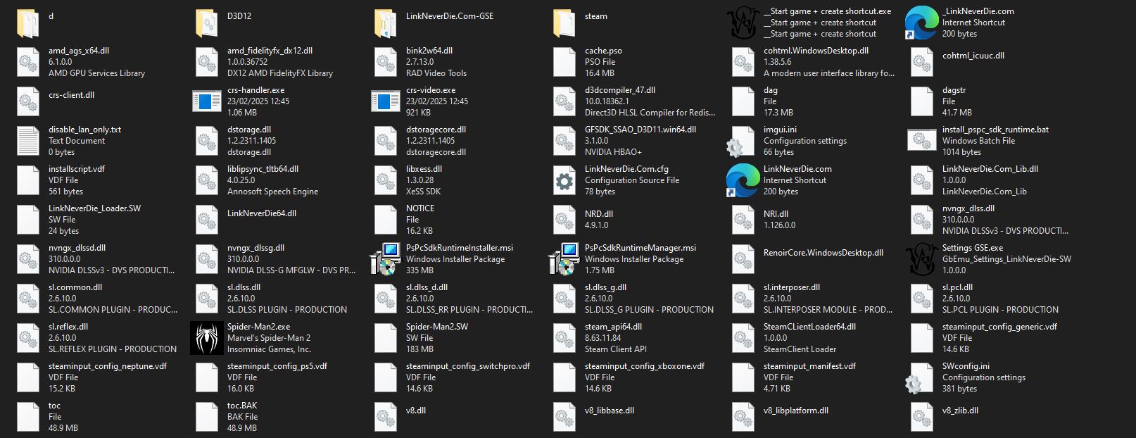 Vấn đề khi cài mods cho Marvel's Spider Man 2