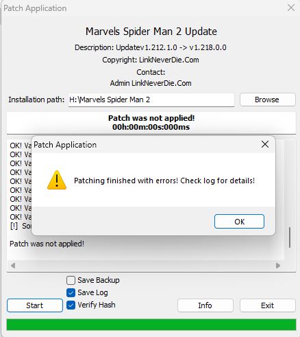 Lỗi update 2.212 --> 2.218