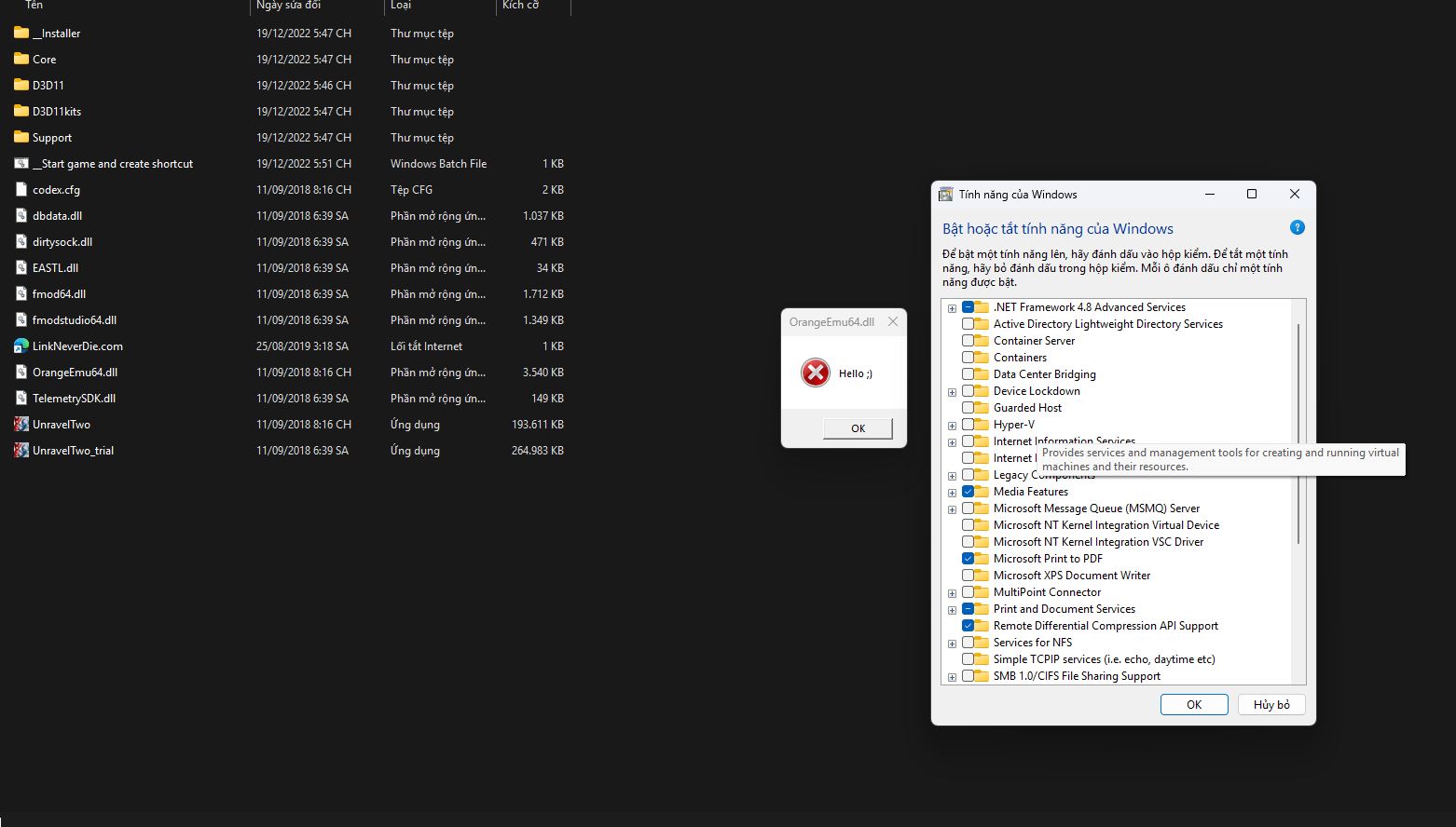 Lỗi không chạy đc game Unravel two Lỗi không chạy đc game Unravel two