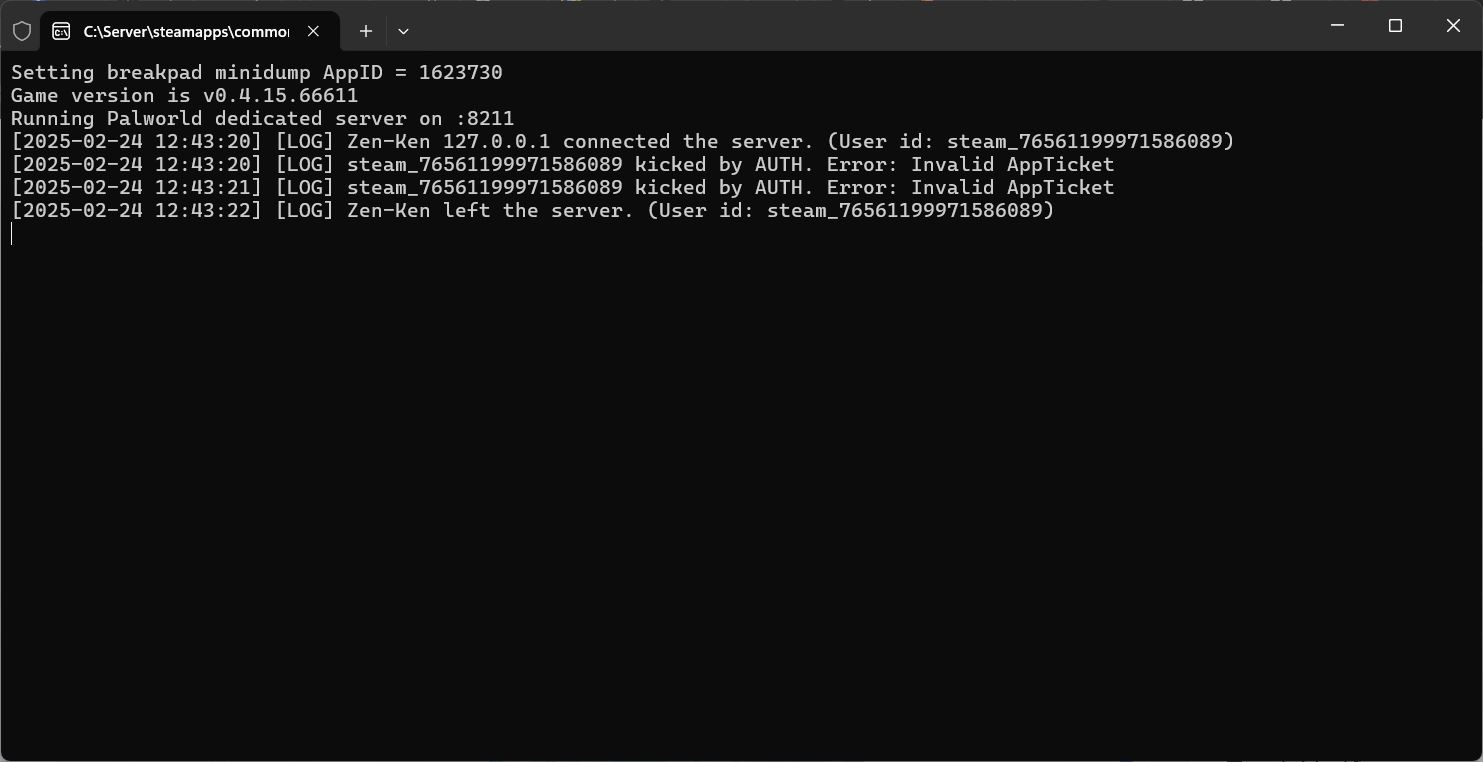  kicked by AUTH. Error: Invalid AppTicket