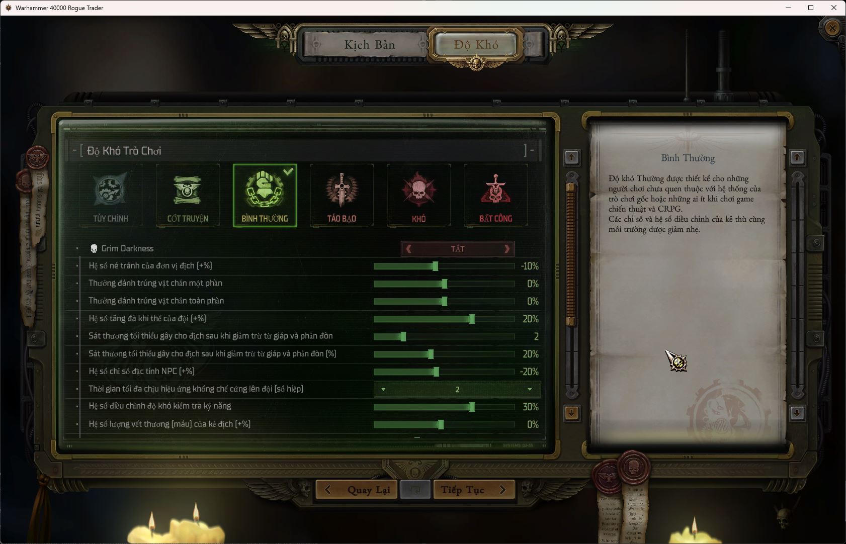 Warhammer 40000:Rogue Trader Việt Hóa