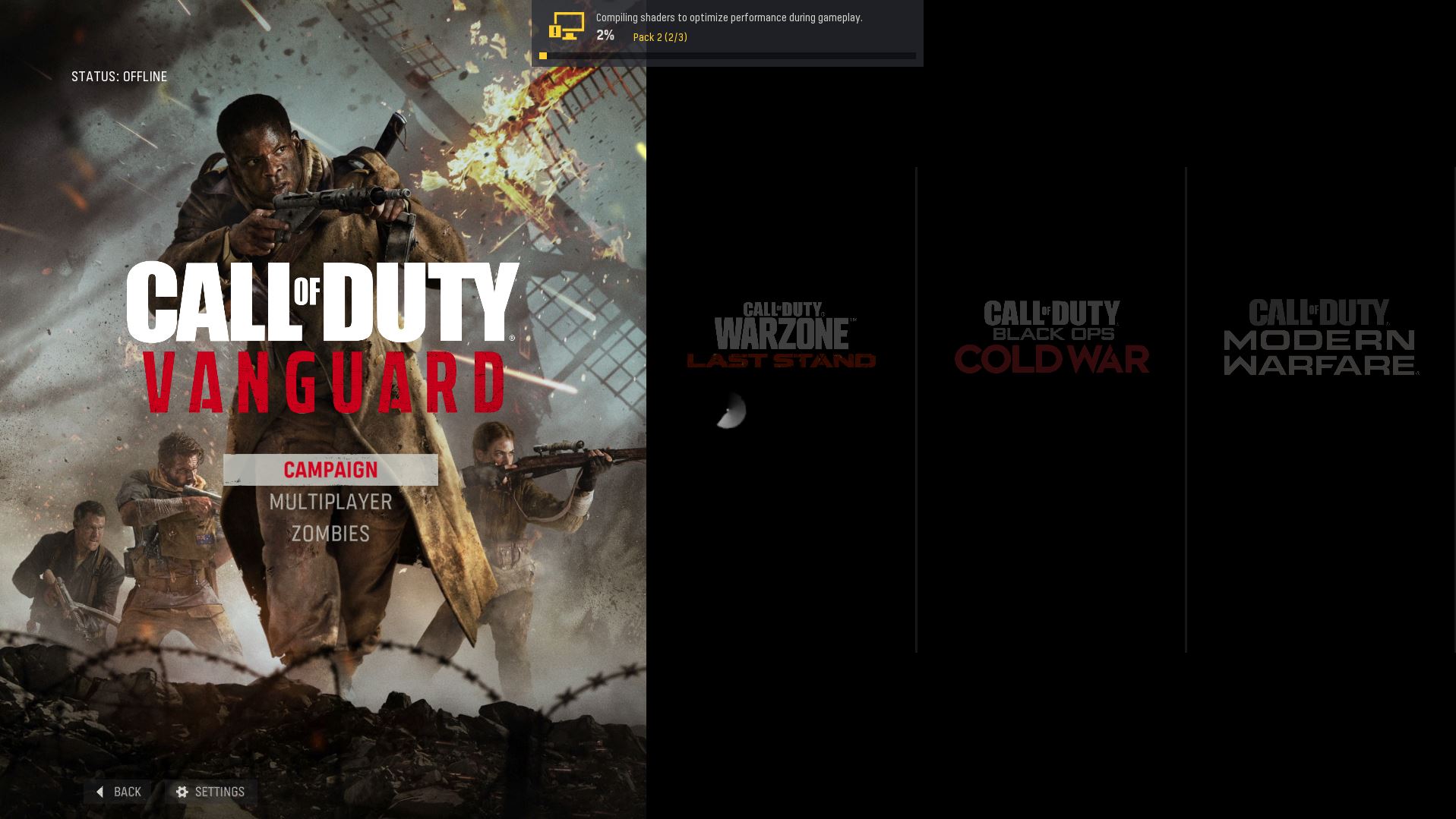 [Call of Duty Vanguard] Lỗi compiling shader khi chơi