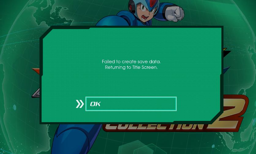 [ Failed to create save data ] 