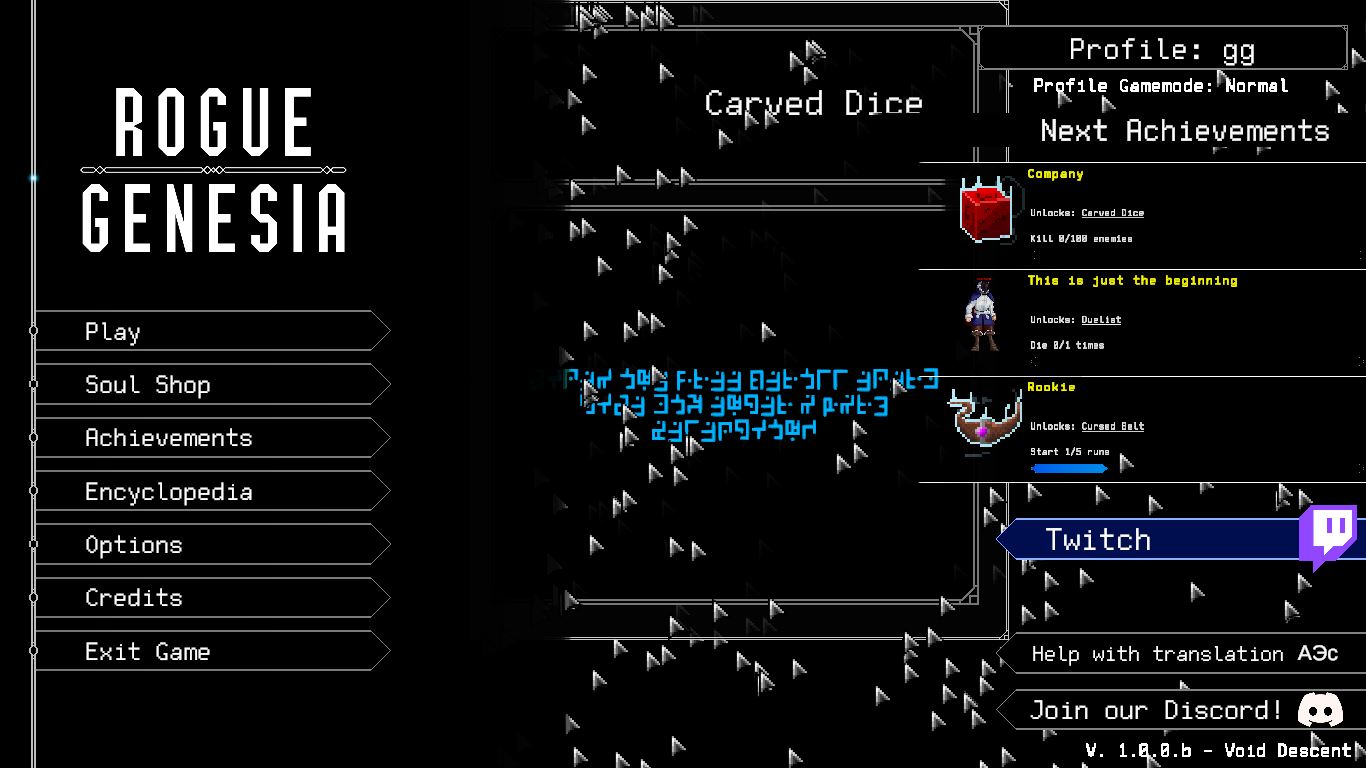 Lỗi không chơi được game Rogue: Genesia Lỗi không chơi được game Rogue: Genesia