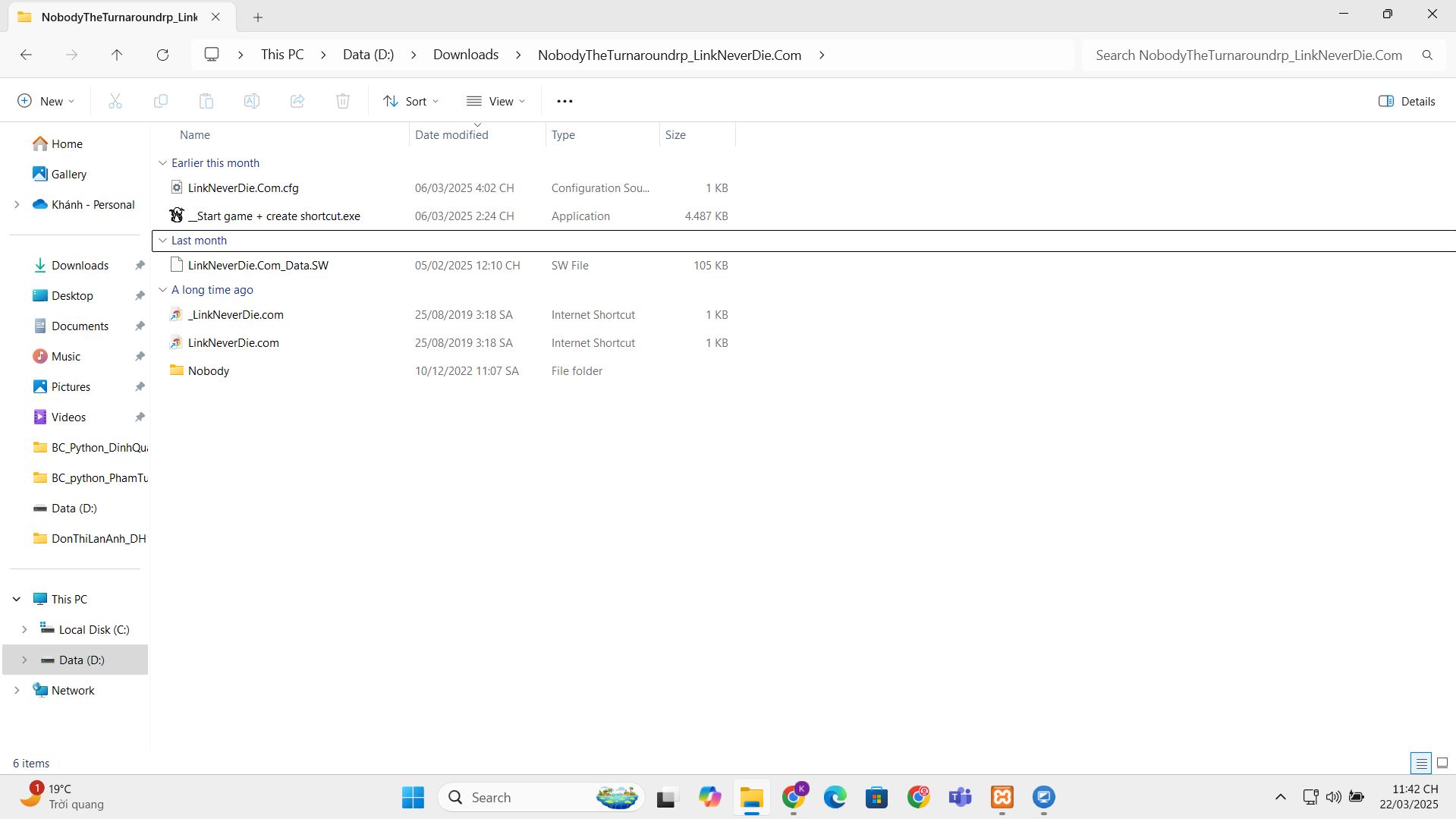 Nobody.The.Turnaround bị out ra liên tục 