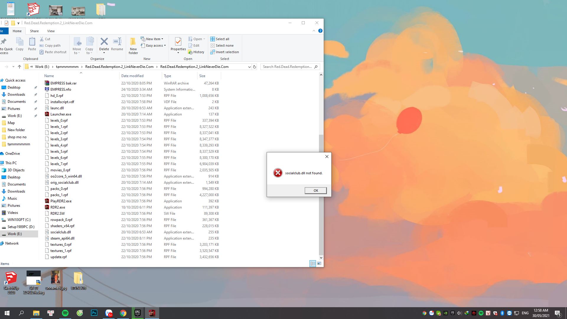 Lỗi socialhub.dll not found Lỗi socialhub.dll not found