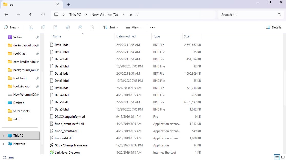 Lỗi fatal error khi chơi sekiro online Lỗi fatal error khi chơi sekiro online