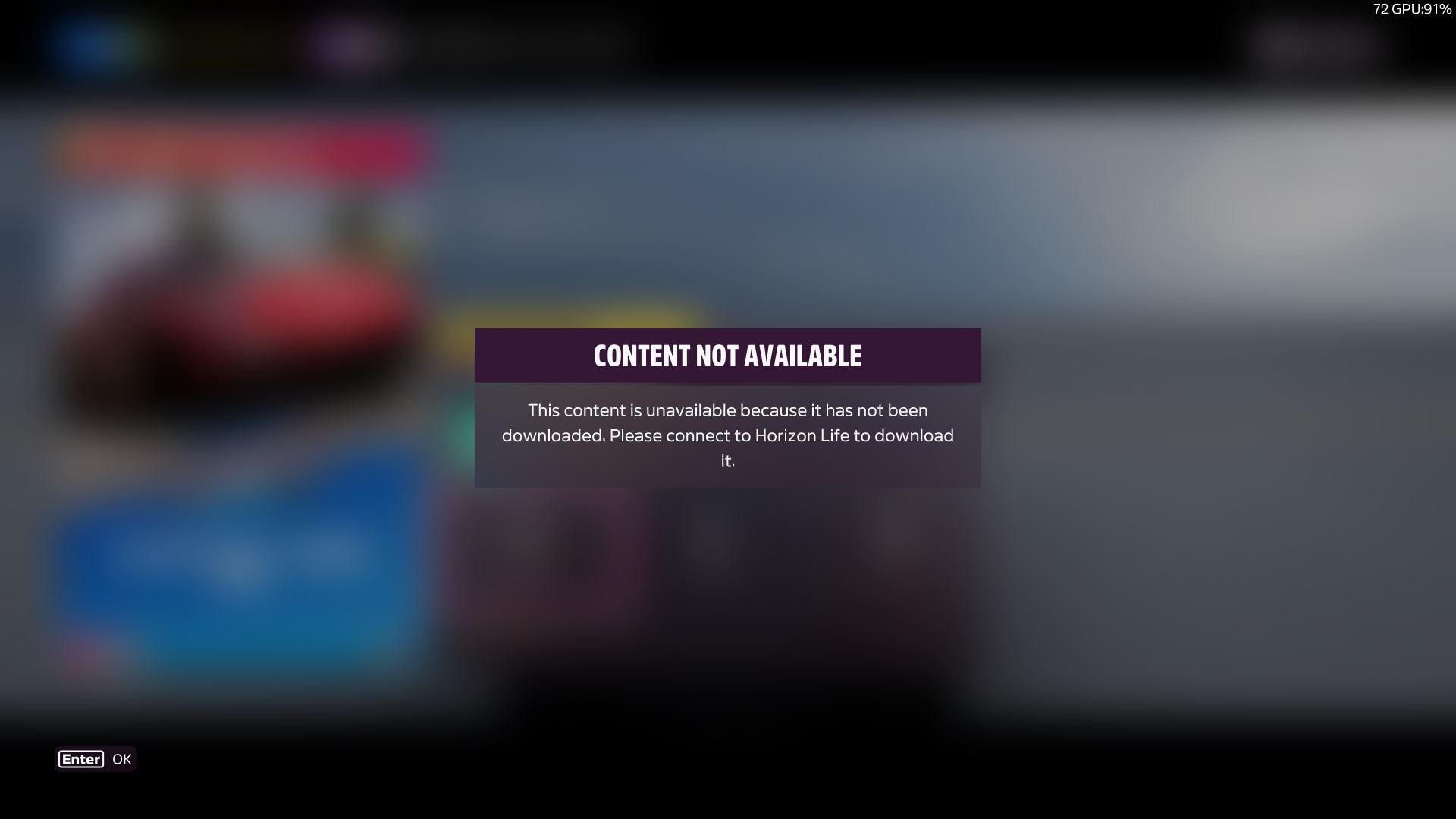 Lỗi không tải được tài nguyên trong forza horizon 5 Lỗi không tải được tài nguyên trong forza horizon 5