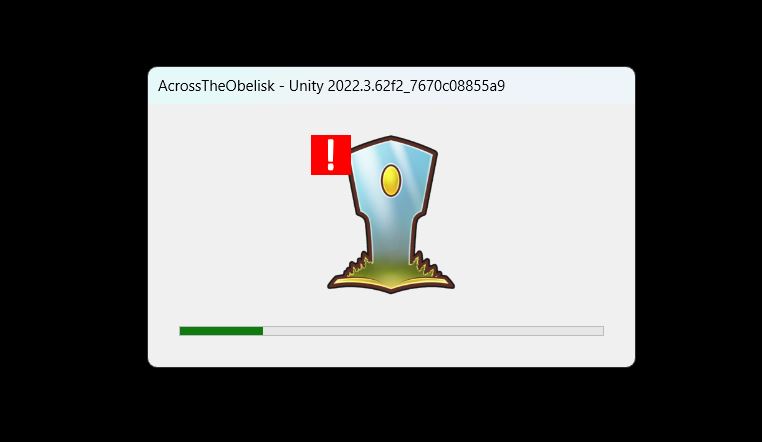 Across the obelisk crash khi khởi động