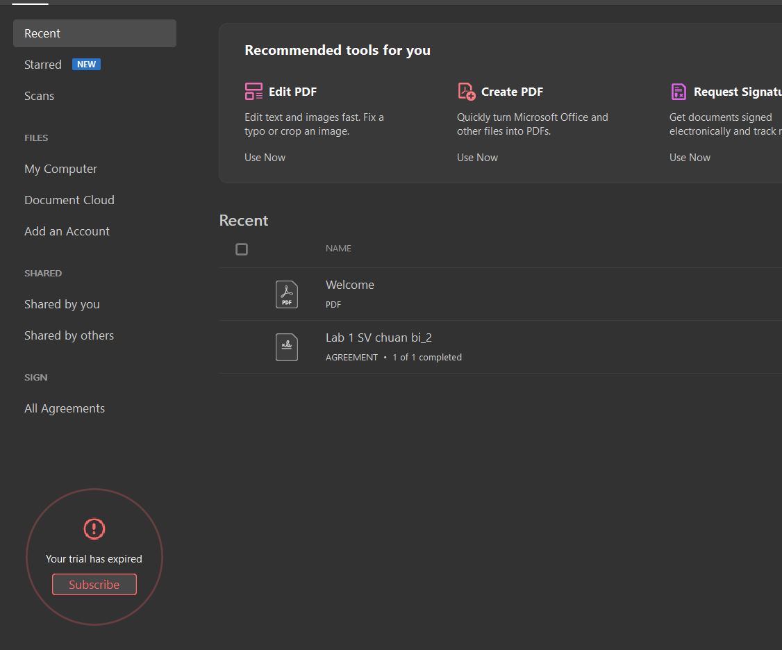 Adobe Acrobat DC Pro cr@ck không được Adobe Acrobat DC Pro cr@ck không được