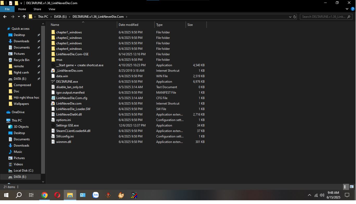 cách tắt cmd prompt hiện lên và mở page linkneverdie mỗi lần bật Deltarune