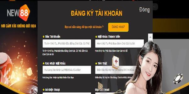 Hướng dẫn đăng ký tài khoản New88 nhanh nhất cho người mới