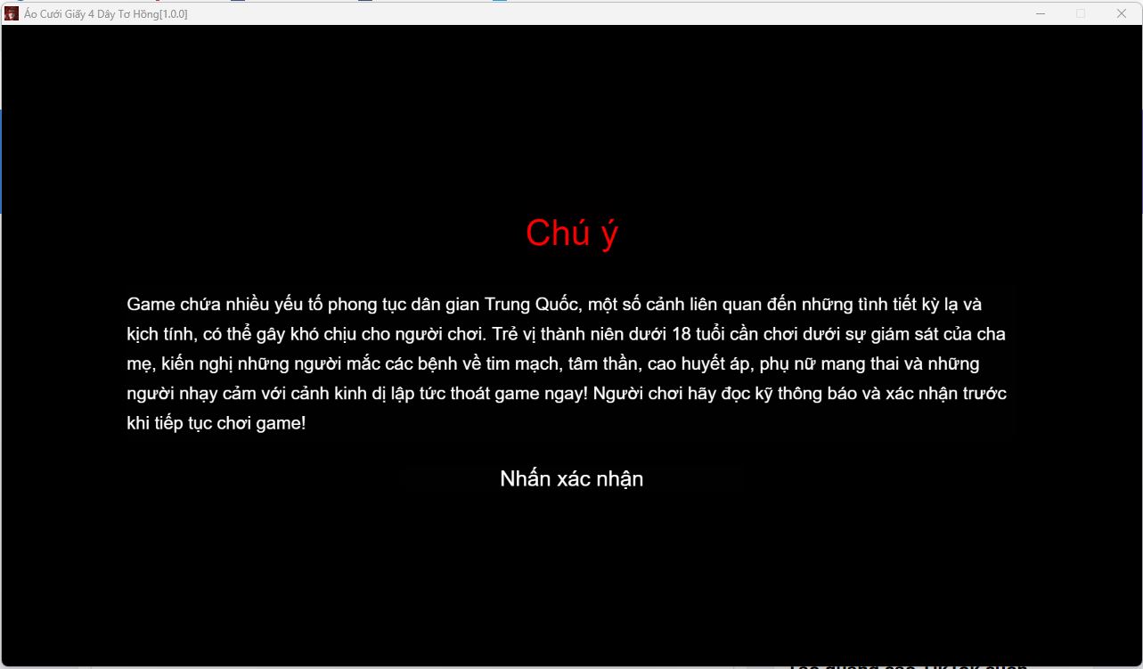 Không vào được game Paper Bride 4 Bound Love v1.0.0 + Tiếng Việt Không vào được game Paper Bride 4 Bound Love v1.0.0 + Tiếng Việt