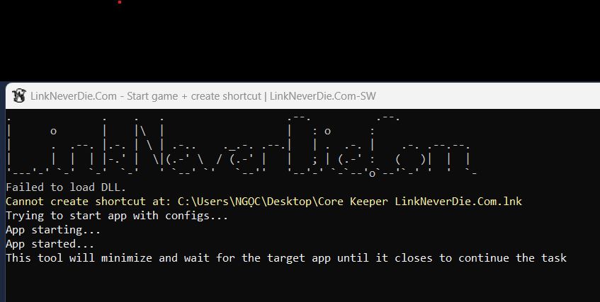 Core Keeper - Bấm Start and Create Shorcut bị chặn và không chơi coop được Core Keeper - Bấm Start and Create Shorcut bị chặn và không chơi coop được