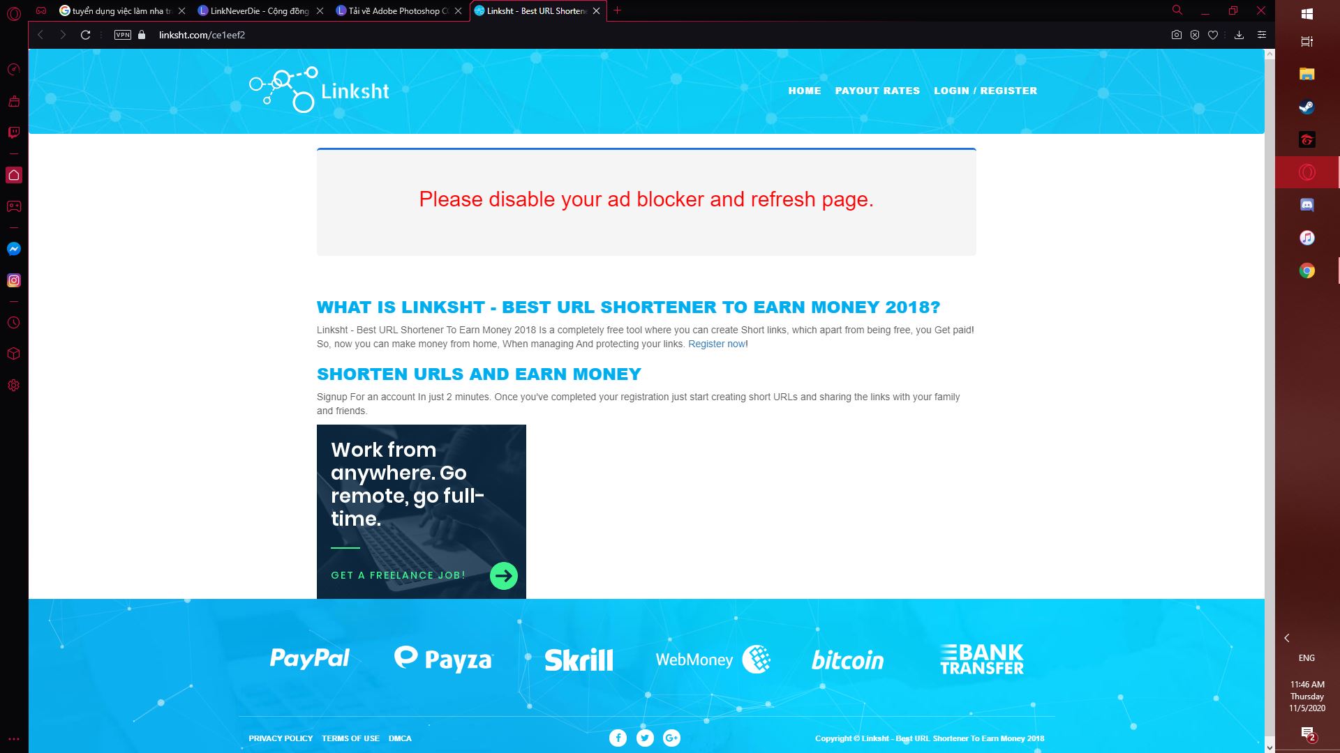 Đã tắt chặn quảng cáo nhưng vẫn hiện là phải tắt quảng cáo mới xem được Đã tắt chặn quảng cáo nhưng vẫn hiện là phải tắt quảng cáo mới xem được