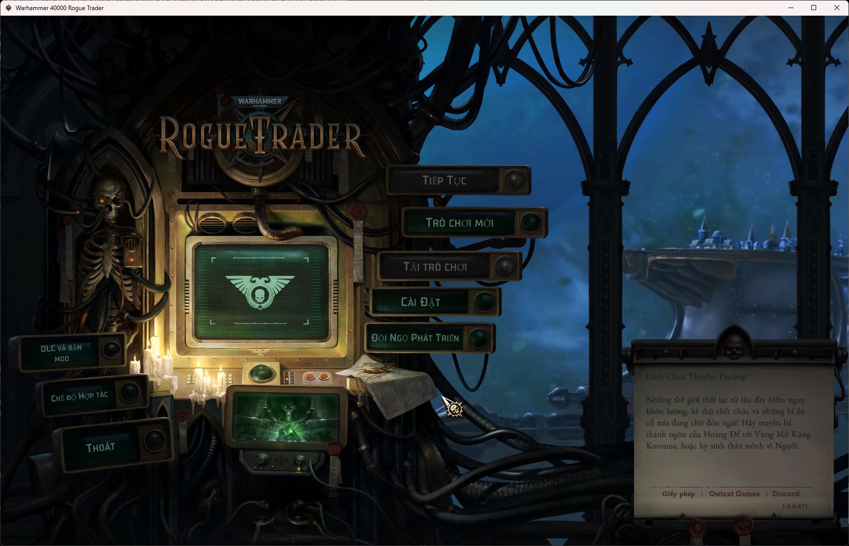 Warhammer 40000:Rogue Trader Việt Hóa