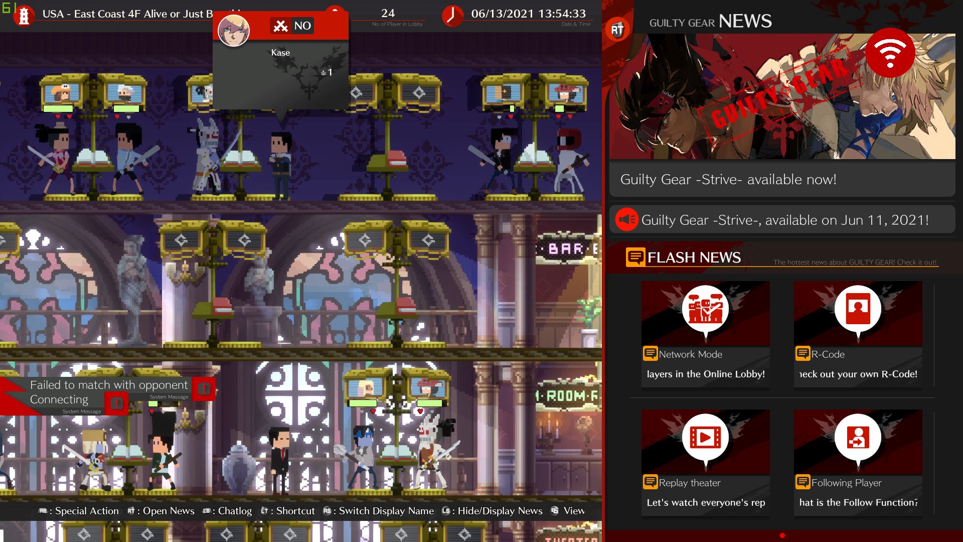 Lỗi khi chơi online Guilty Gear Strive Lỗi khi chơi online Guilty Gear Strive