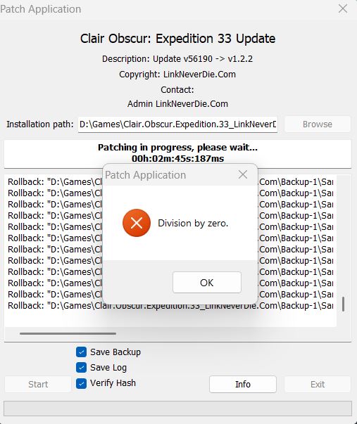 Lỗi update Clair Obscure : Expedition 33 Lỗi update Clair Obscure : Expedition 33