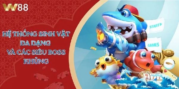 Bắn Cá W88 chinh phục người chơi với thế giới đại dương đầy thử thách