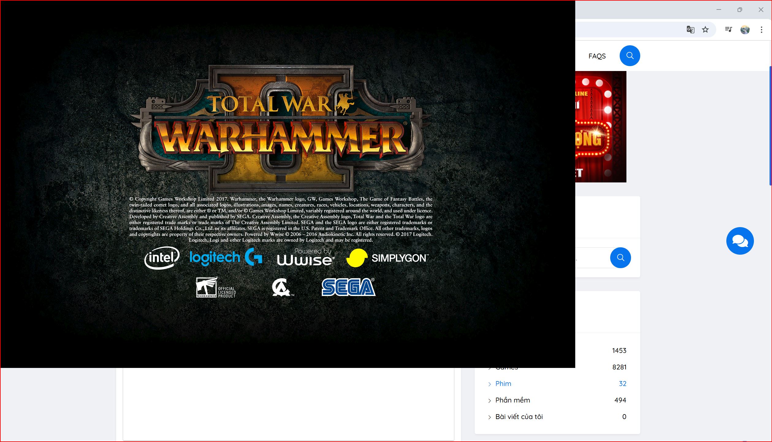 không vào được game