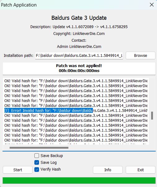 patch 8 (update) Baldur's gate 3 bị lỗi khi cài patch 8 (update) Baldur's gate 3 bị lỗi khi cài