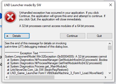 Lỗi 32-64bit game kebab chef 