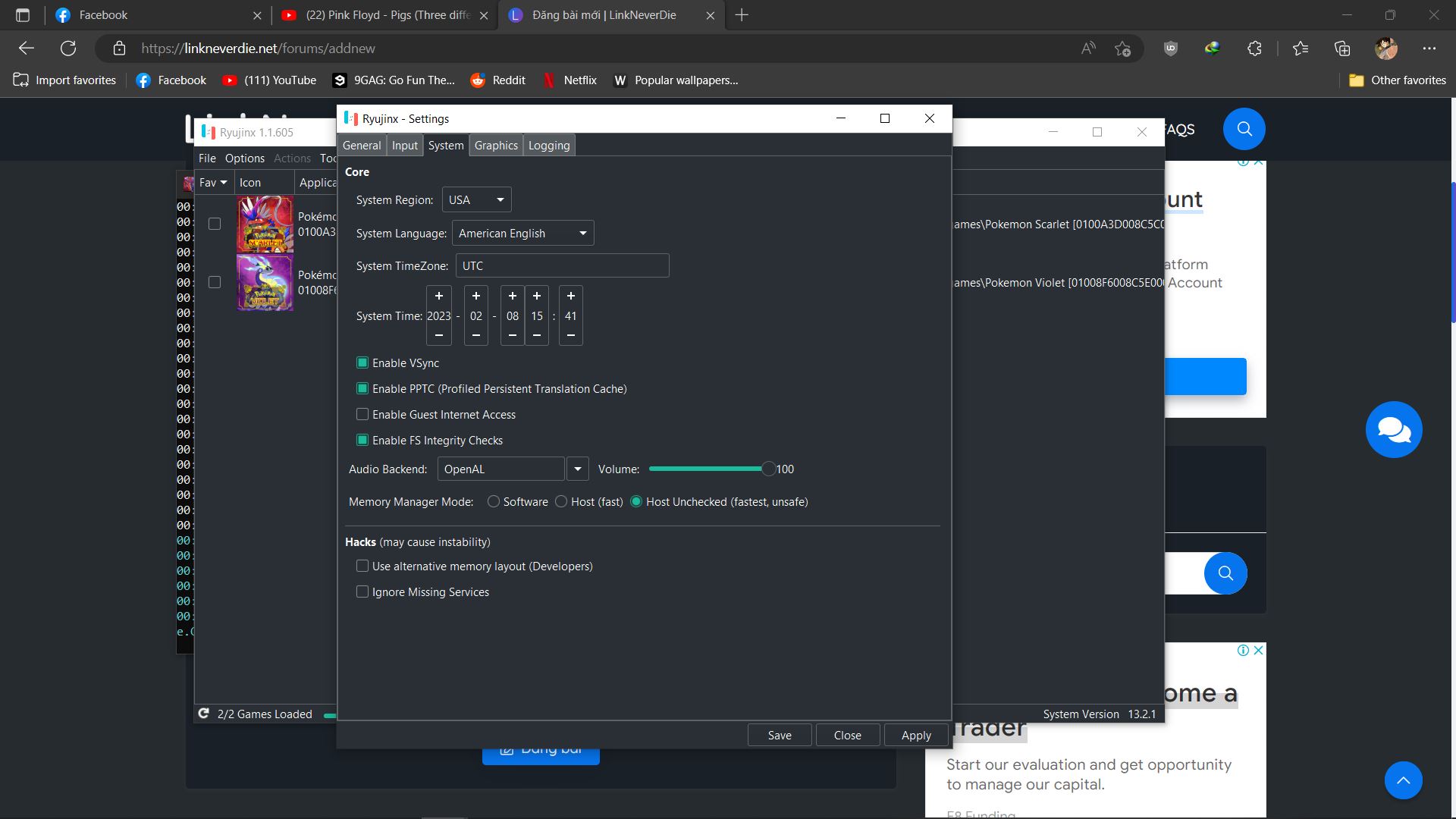 Pokemon Scarlet/Violet Ryujinx Pokemon Scarlet/Violet Ryujinx