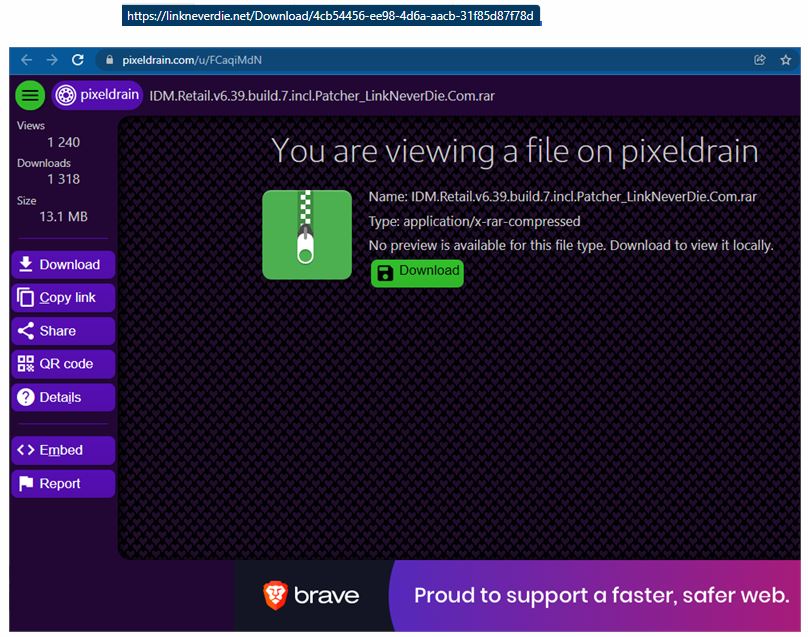 Link download từ pixeldrain có phải chính thống? (từ link vip IDM) Link download từ pixeldrain có phải chính thống? (từ link vip IDM)