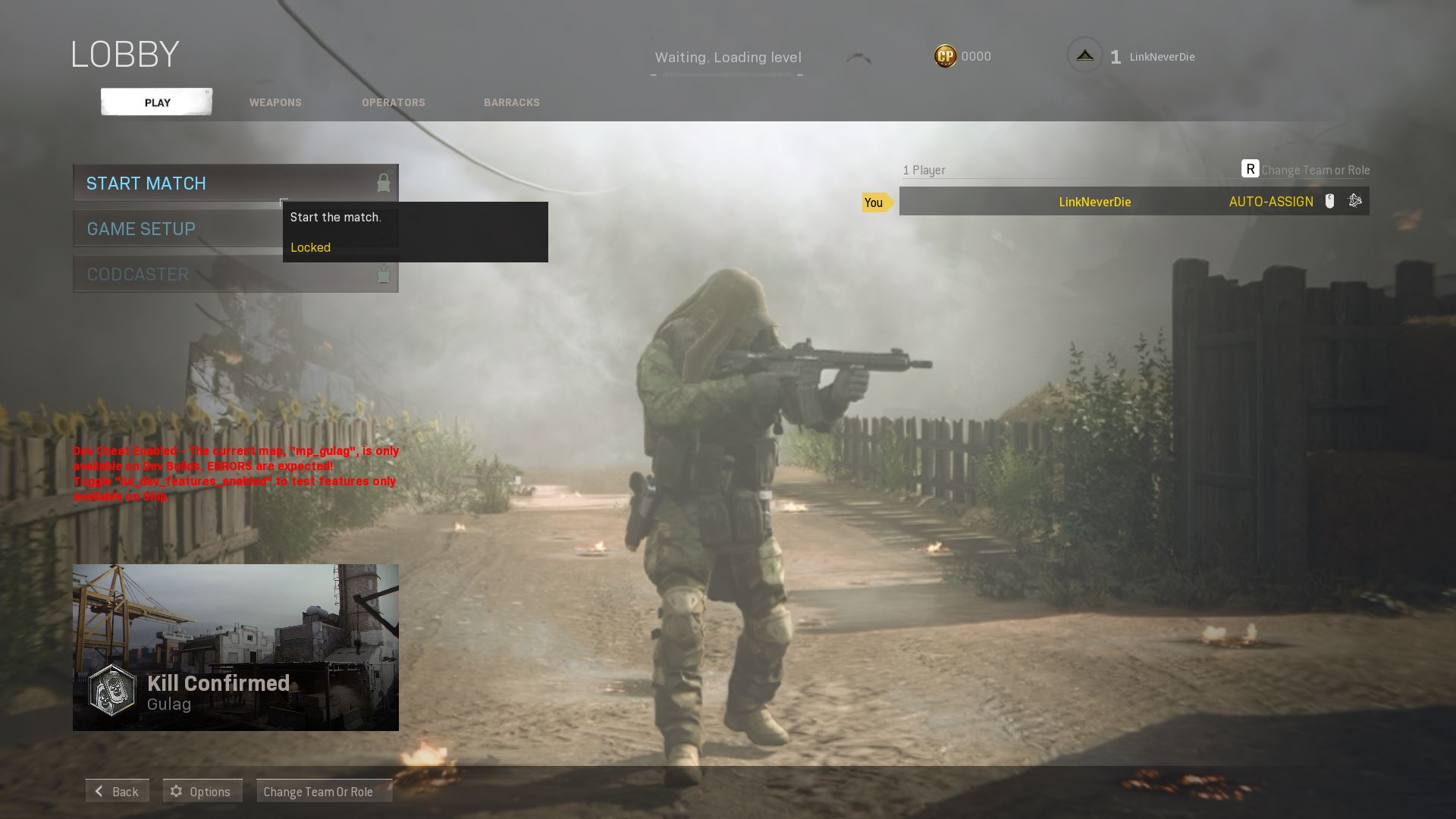 Thắc mắc về tạo local game chơi multiplayer offline của CODMW 2019