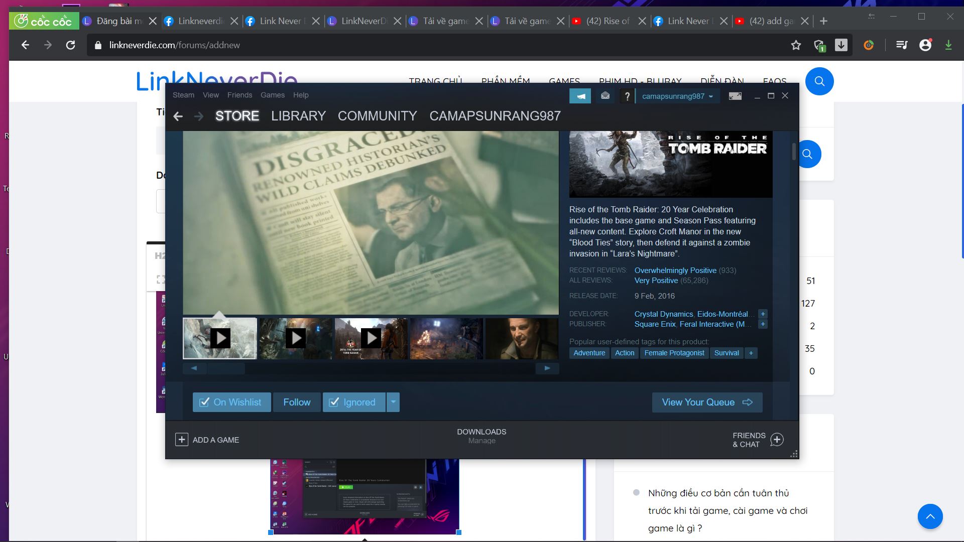 Rise Of The Tomb Raider Cần Hỗ Trợ Rise Of The Tomb Raider Cần Hỗ Trợ