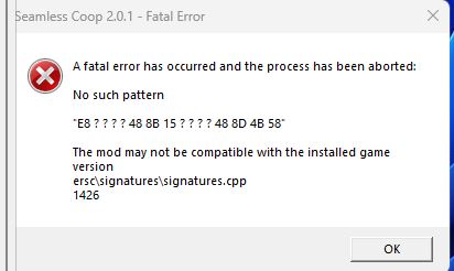 Lỗi Elden Ring Fatal error