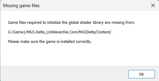 Metal Gear Solid Delta v1.1.3 có vấn đề?