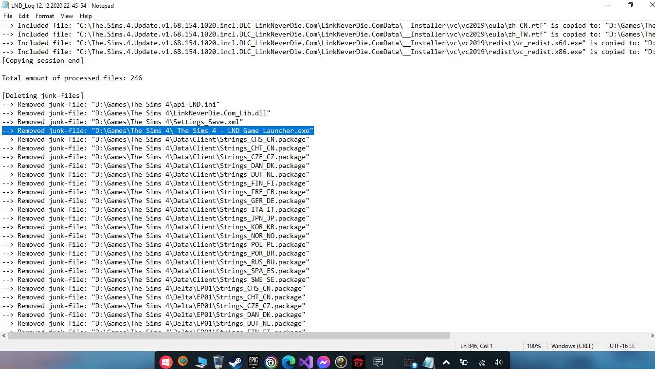 Lỗi mất file Laucher sau khi update The Sims 4 phiên bản 1.68