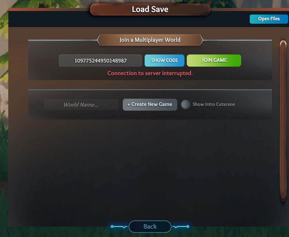 Không thể chơi Multiplayer game Len's Island