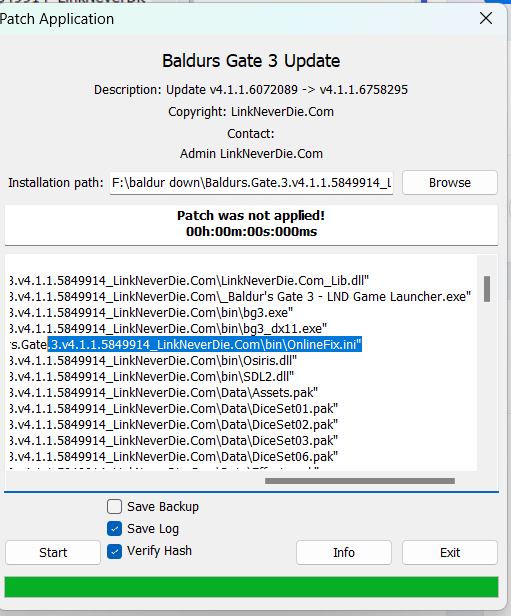 patch 8 (update) Baldur's gate 3 bị lỗi khi cài patch 8 (update) Baldur's gate 3 bị lỗi khi cài