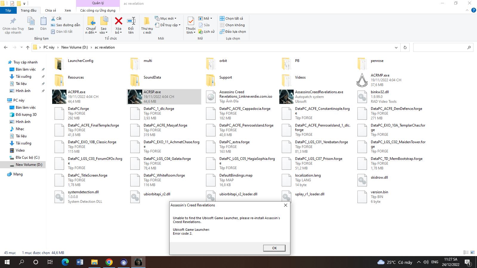 lỗi error code 2 lỗi error code 2