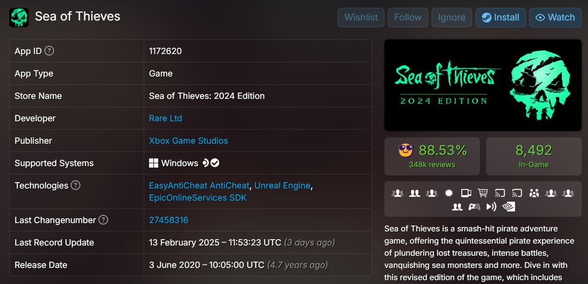 Update Sea Of Thieves