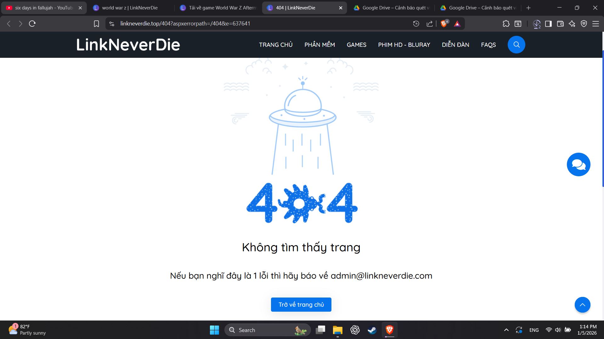 Lỗi link World War Z Lỗi link World War Z