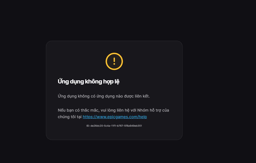lỗi failed to authorize epic games account lỗi failed to authorize epic games account