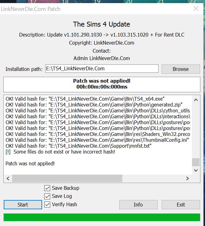 Không cài được The sims 4 update từ v1.101 -> v1.103 Không cài được The sims 4 update từ v1.101 -> v1.103