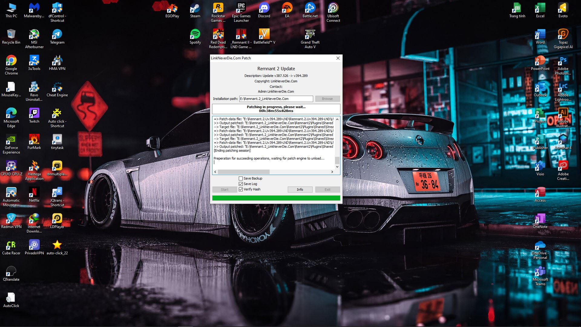Update phiên bản game Remnant 2 bị treo 40 phút Update phiên bản game Remnant 2 bị treo 40 phút