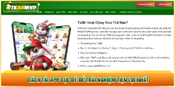 TK88 MVP | Đại Lý Ủy Quyền Chính Thức Từ Nhà Cái TK88.COM