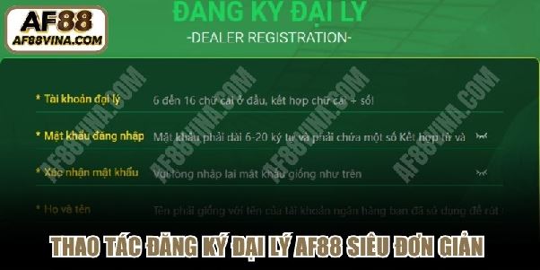 Đại lý AF88 VINA | Liên Minh Đối Tác Triệu Đô Cùng AF88