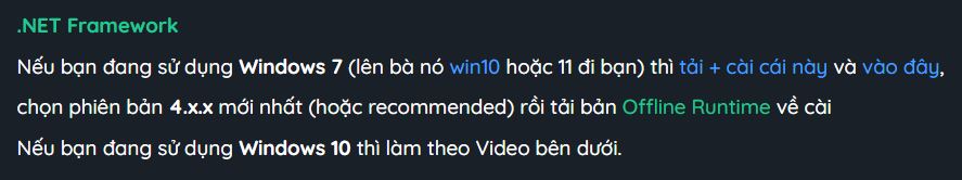 Lỗi đường dẫn ở FAQS cài đặt .NET Framework Lỗi đường dẫn ở FAQS cài đặt .NET Framework