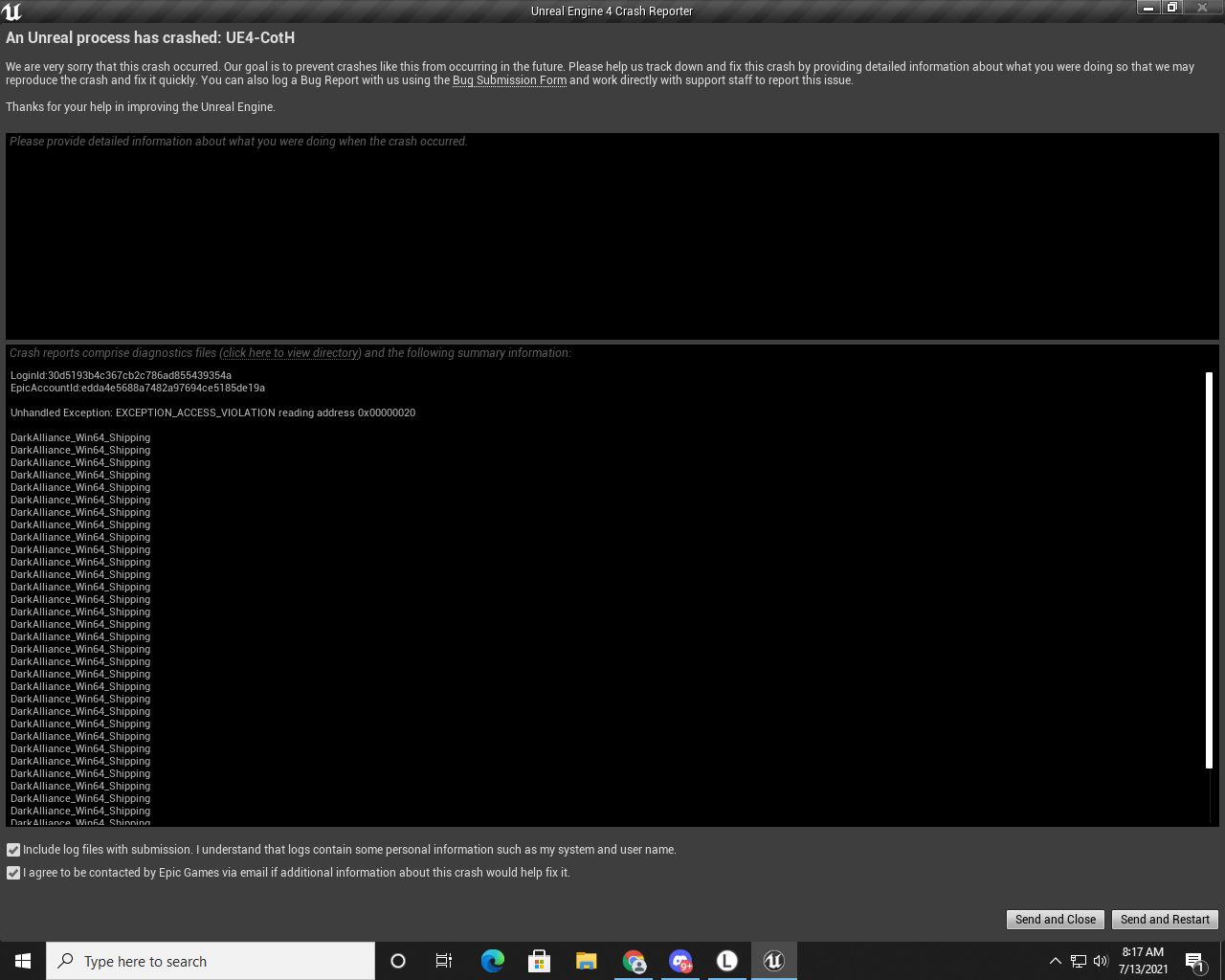 Lỗi game Dungeon and Dragon Dark Alliance bị crash Lỗi game Dungeon and Dragon Dark Alliance bị crash