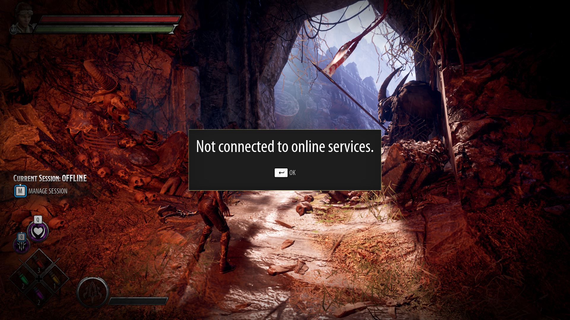 Lỗi Not connected to online services D&D Dark alliance Lỗi Not connected to online services D&D Dark alliance